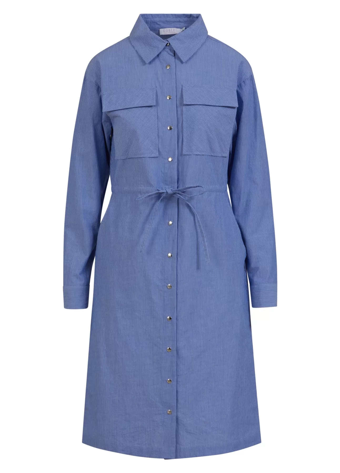 Abito Camicia Elegante con Dettaglio Chambray - Coster Copenhagen Da Donna, Nuova Collezione Primavera-Estate 2024