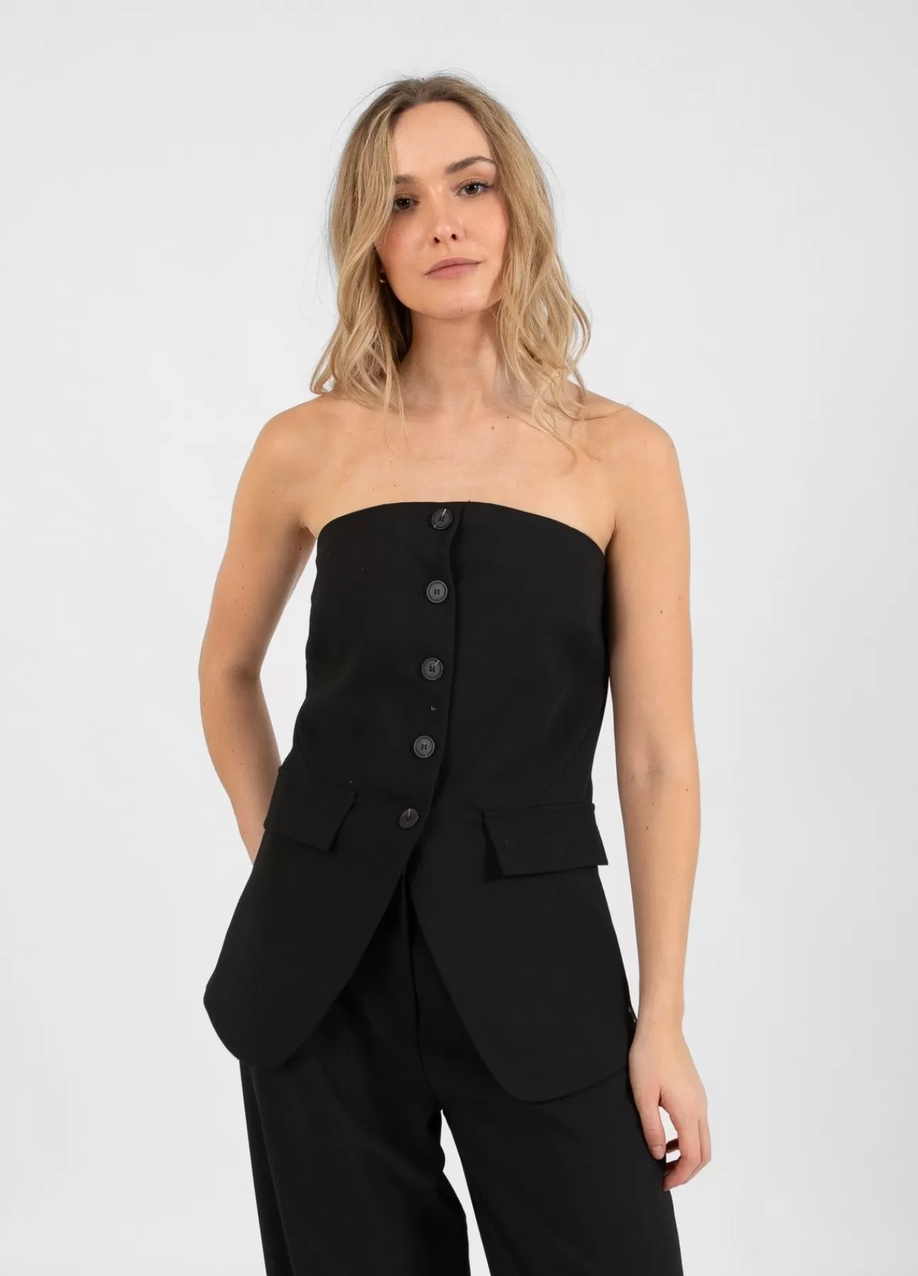 Bustino Monofilo Su Misura Copenhagen Dame Coster - Confezionato a Mano con Design Minimalista