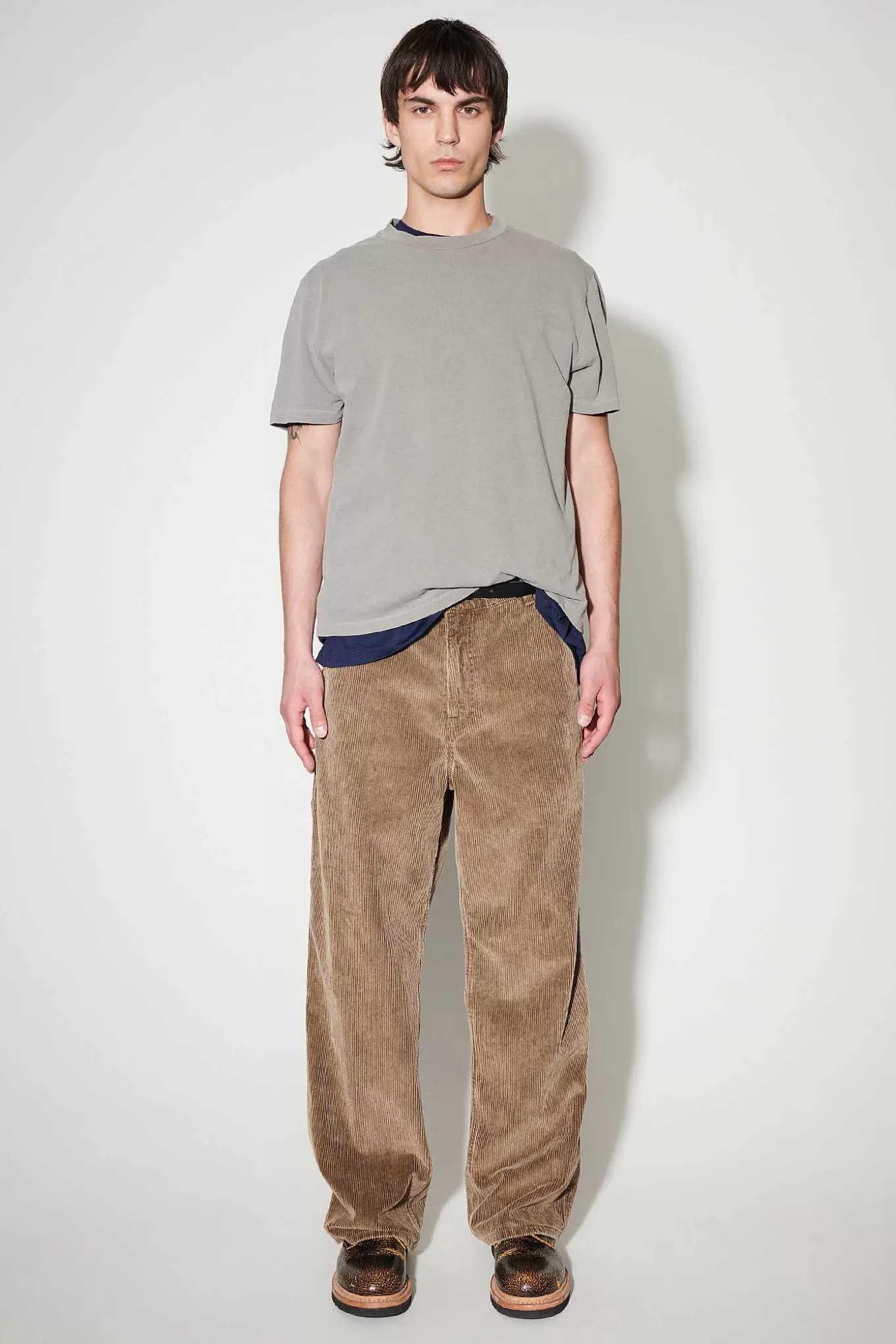 Jeans La Nostra Eredità | Snickarbyxa Denim Brunito con Lavaggio Enzimatico Naturale