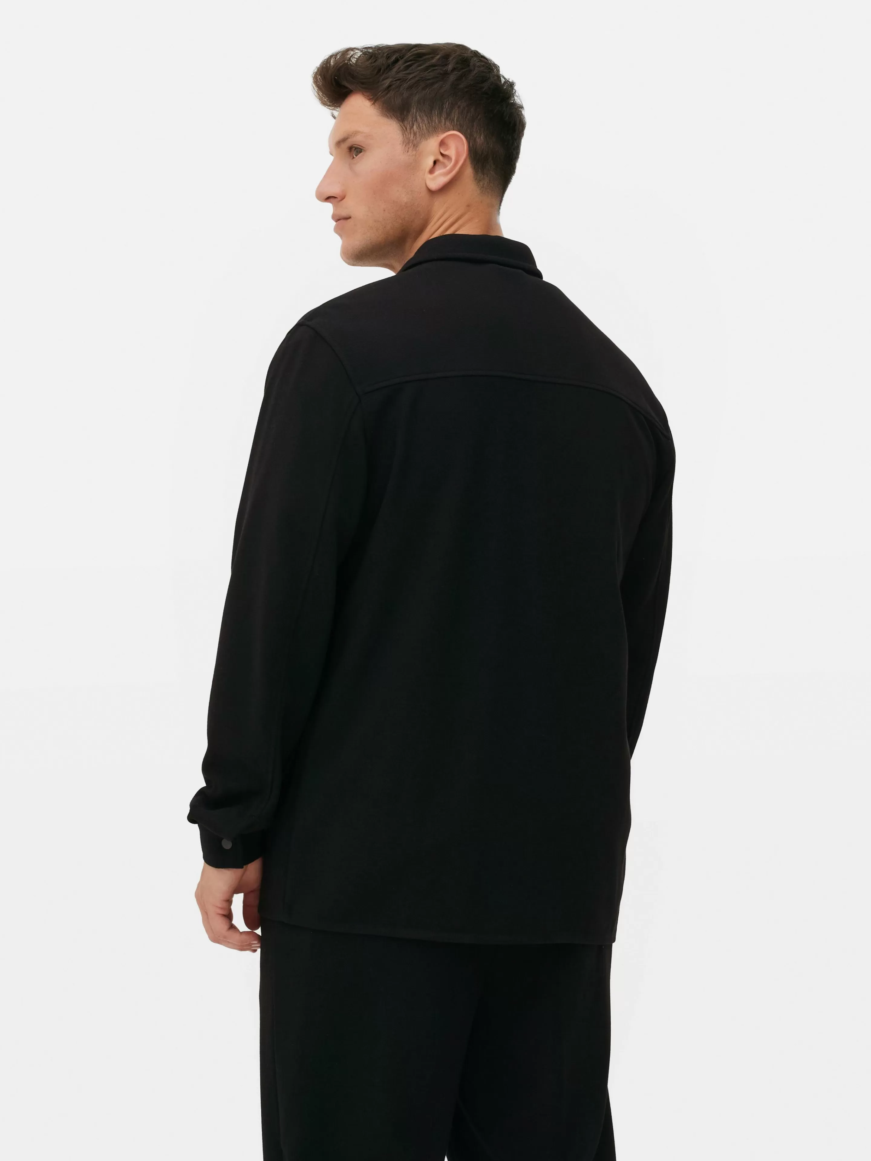 Sopracamicia Maglia Nero Linea Kem - Primark, Stile Casual con Design Minimalista