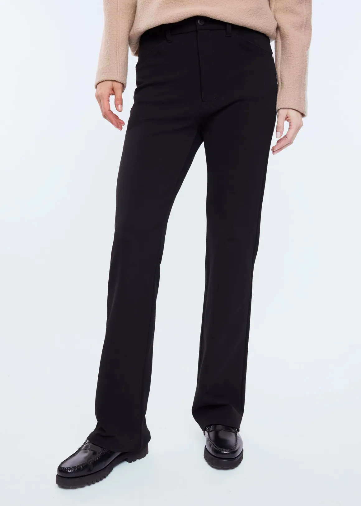 Offerta Lampo: Pantaloni Svasati Elasticizzati VANILIA Nero - Comodi e Alla Moda! 

(：，，，，，)