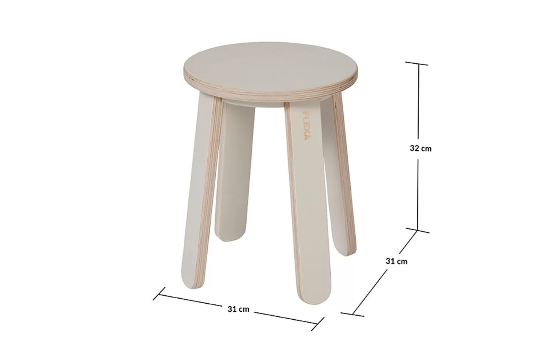 FLEXA Sgabello Ergonomico con Scrivania Regolabile - Set Creativo per Disegno e Pittura con Cavalletto Integrato