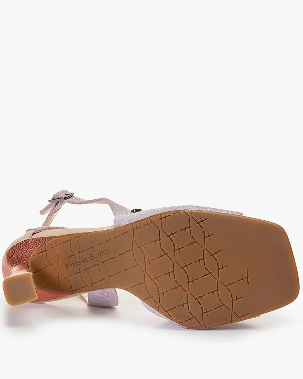 Floris van Bommel Sandali Donna Tami - Modello Confortevole con Design Minimalista, Tacco Basso e Fibbie Regolabili, Ideali per Look Casual ed Eleganti