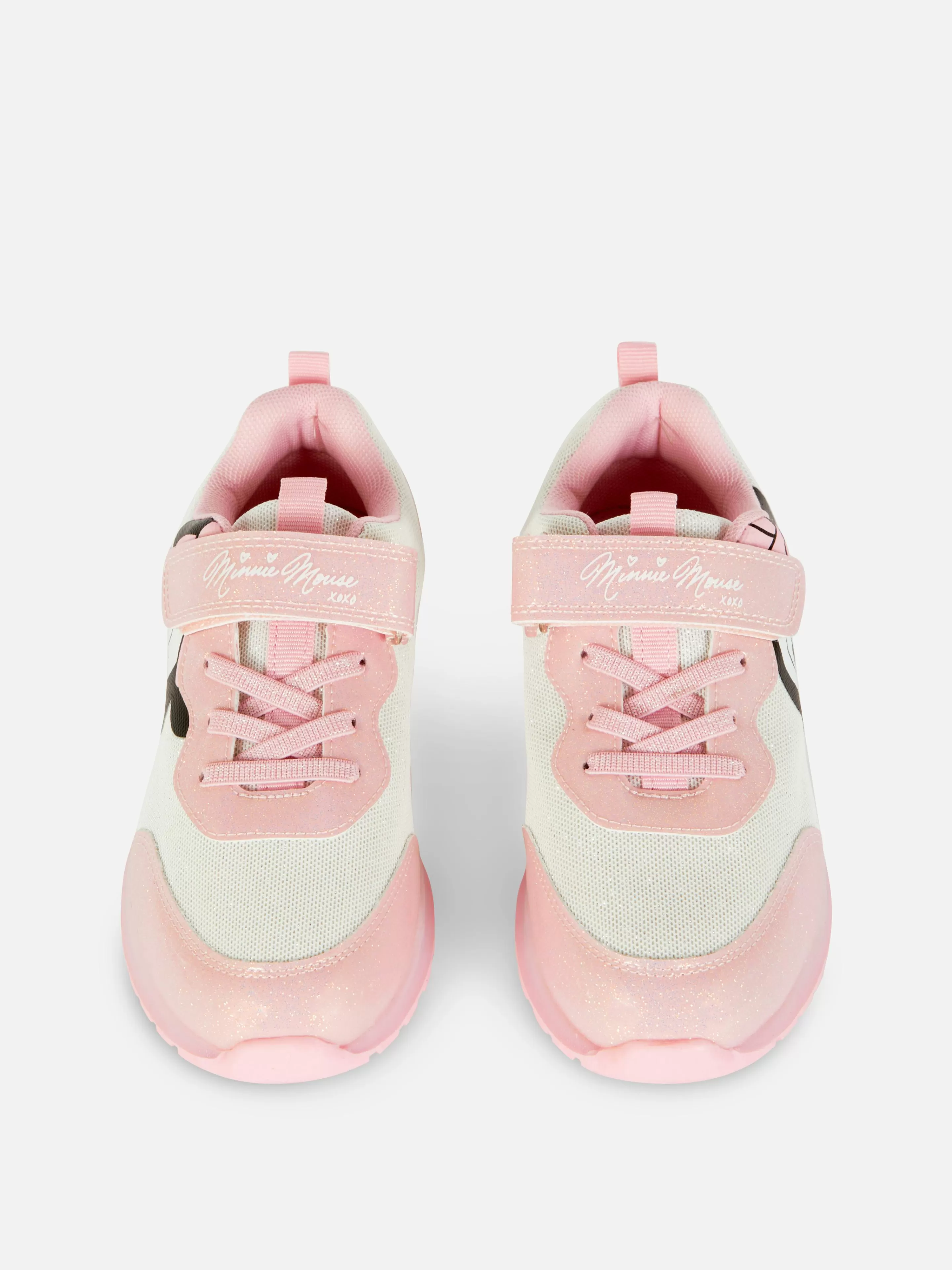 Scarpe da Ginnastica Primark Disney - Minnie Mouse con Luci Colorate, Design Giocoso Arcobaleno