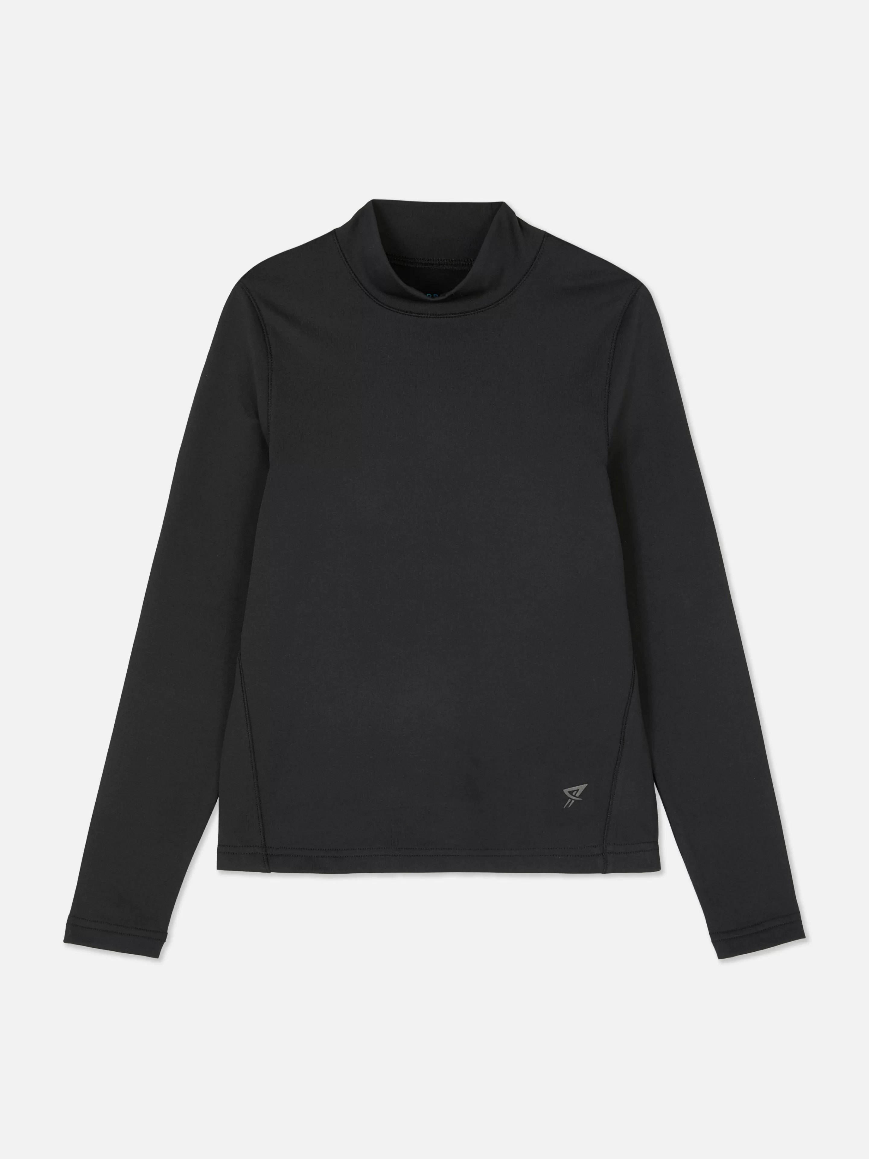 Primark Top Sportivo Manica Lunga - Nero Essenziale per Allenamento Confortevole