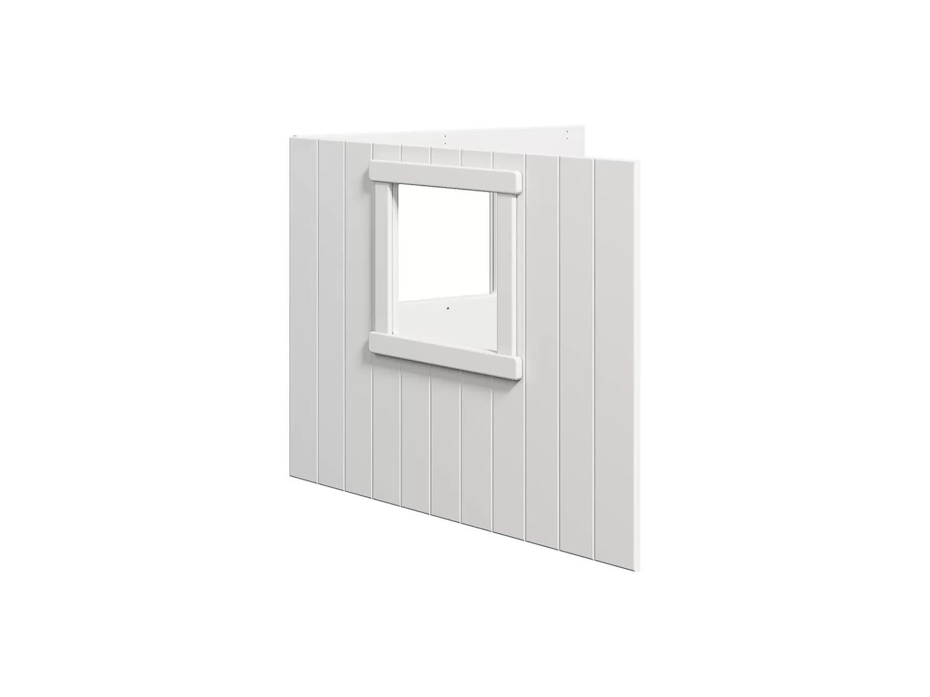 FLEXA Set Completo con Rivestimenti per Letti in Stile Chalet, Cornice Bianca e Componenti Modulari per un Sonno Confortevole