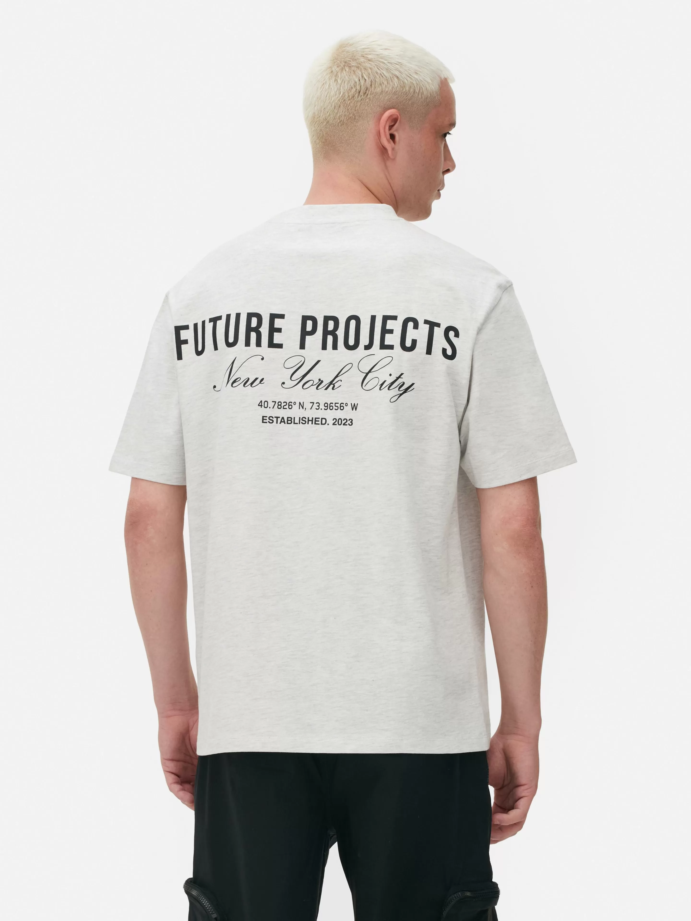 Maglia con Ricamo Grigio Marmorizzato - Progetti Futuri Edizione Limitata | Collezione Primark