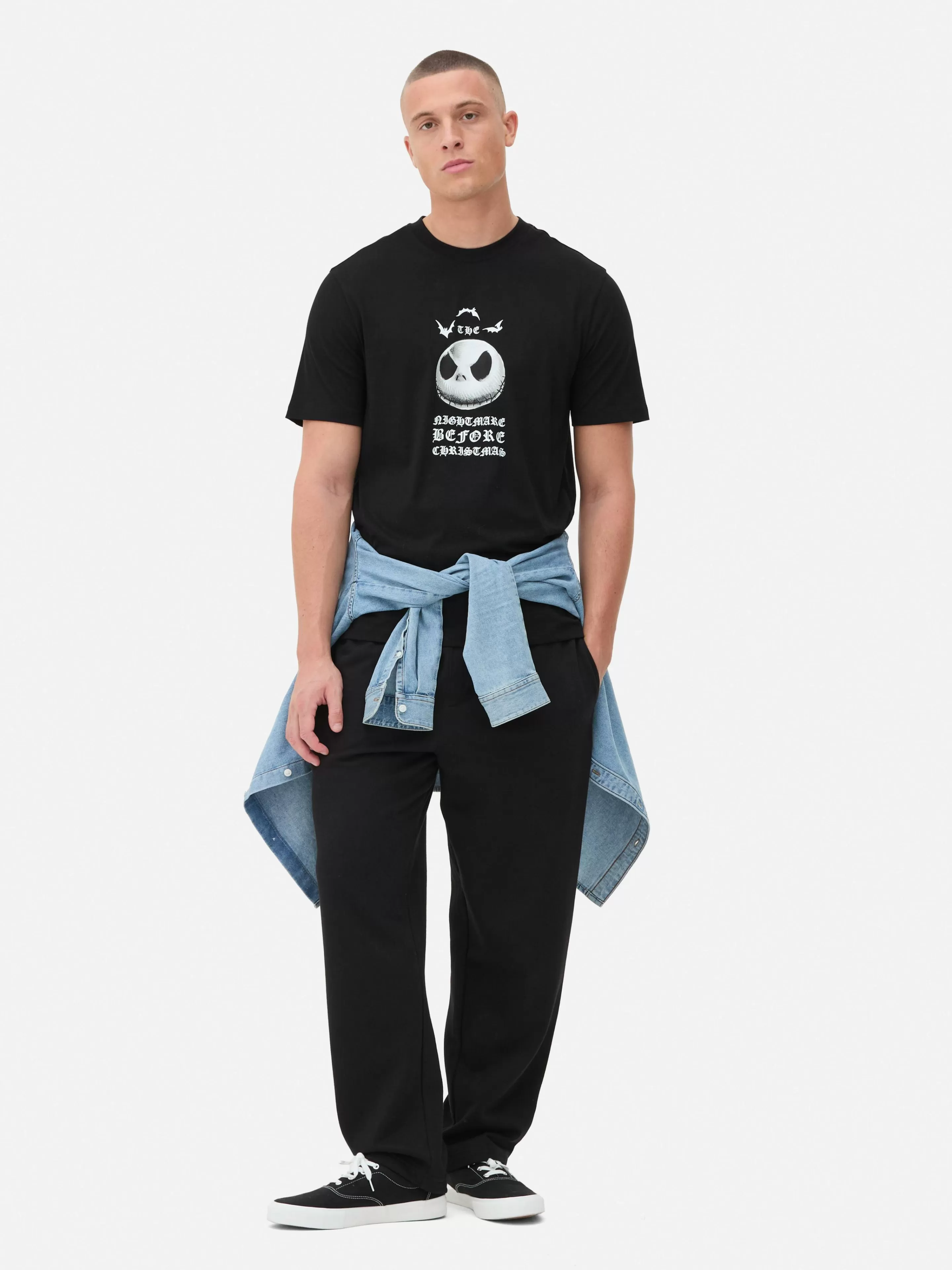 Magliette Stilose con Grafica Disney - T-Shirt Nera Ispirata a 