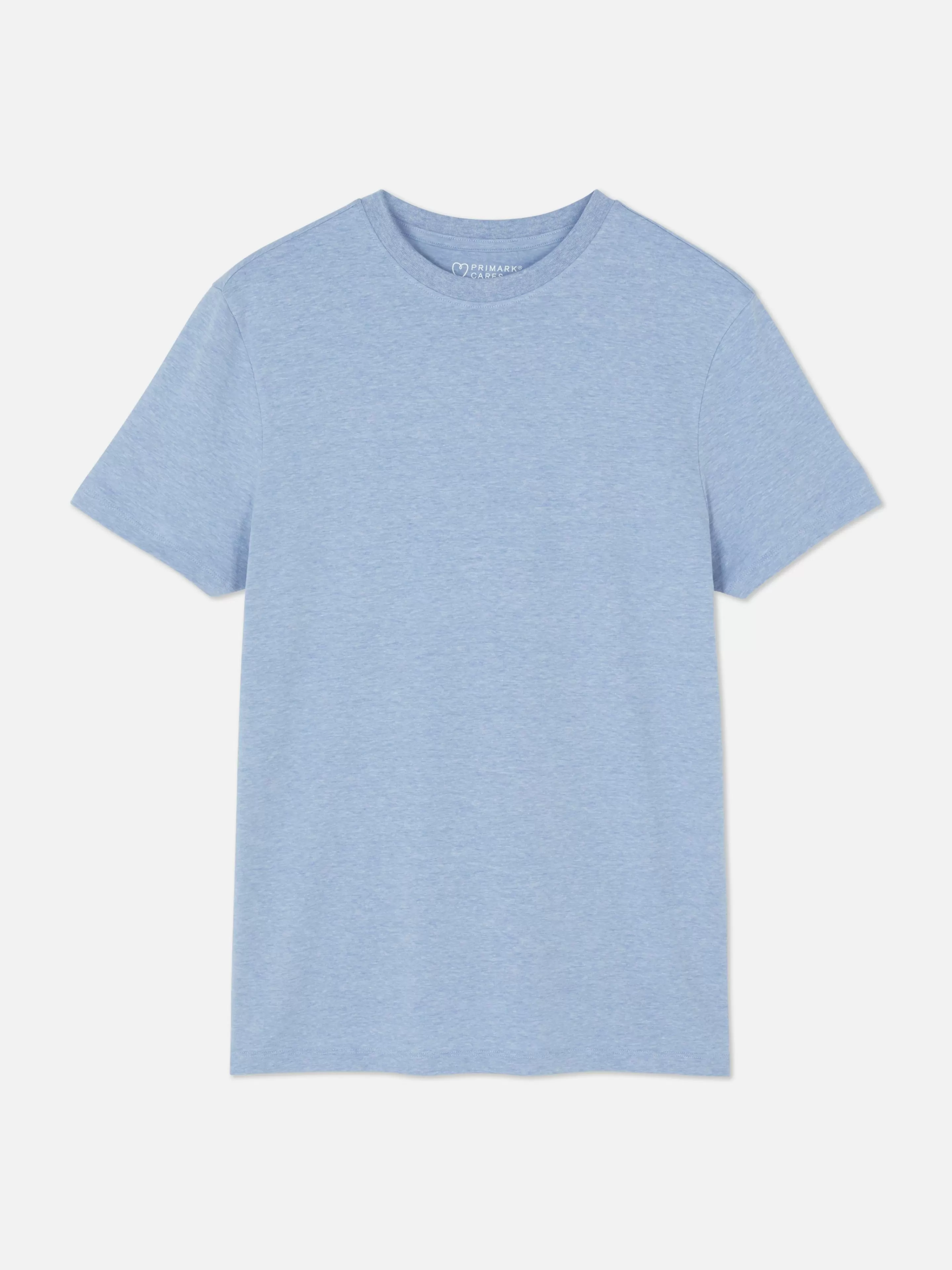 Maglia Elasticizzata Primark in Tinta Unita Azzurro Cielo - T-Shirt Comoda per Tutte le Stagioni