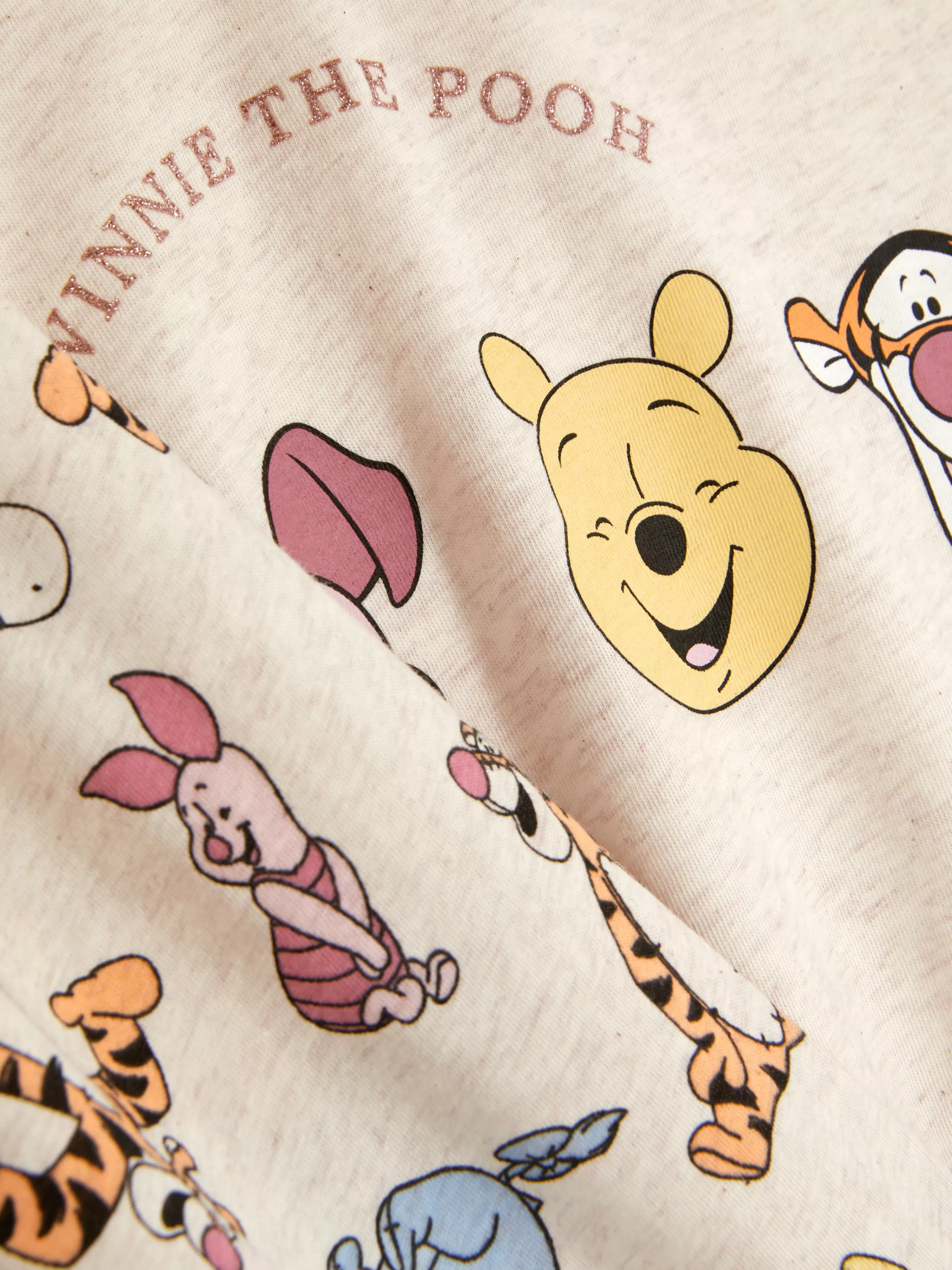 Pigiami Divertenti Disney in Maglietta - Set Notte Confortevole Crema Primark