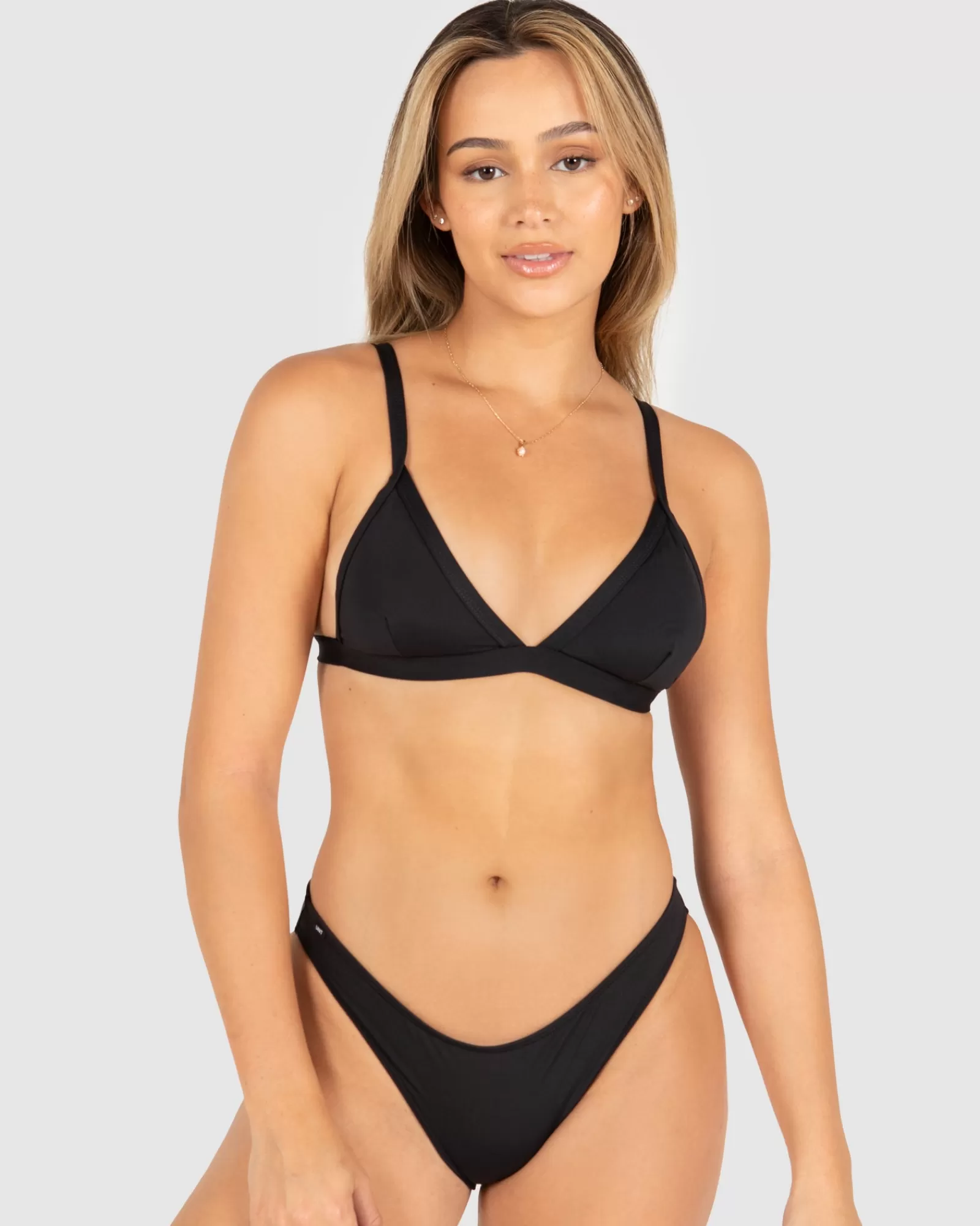 Costume Intero da Donna Unit Clothing - Bikini Comodo con Stampa Coasting, Nero, Prezzo Imperdibile