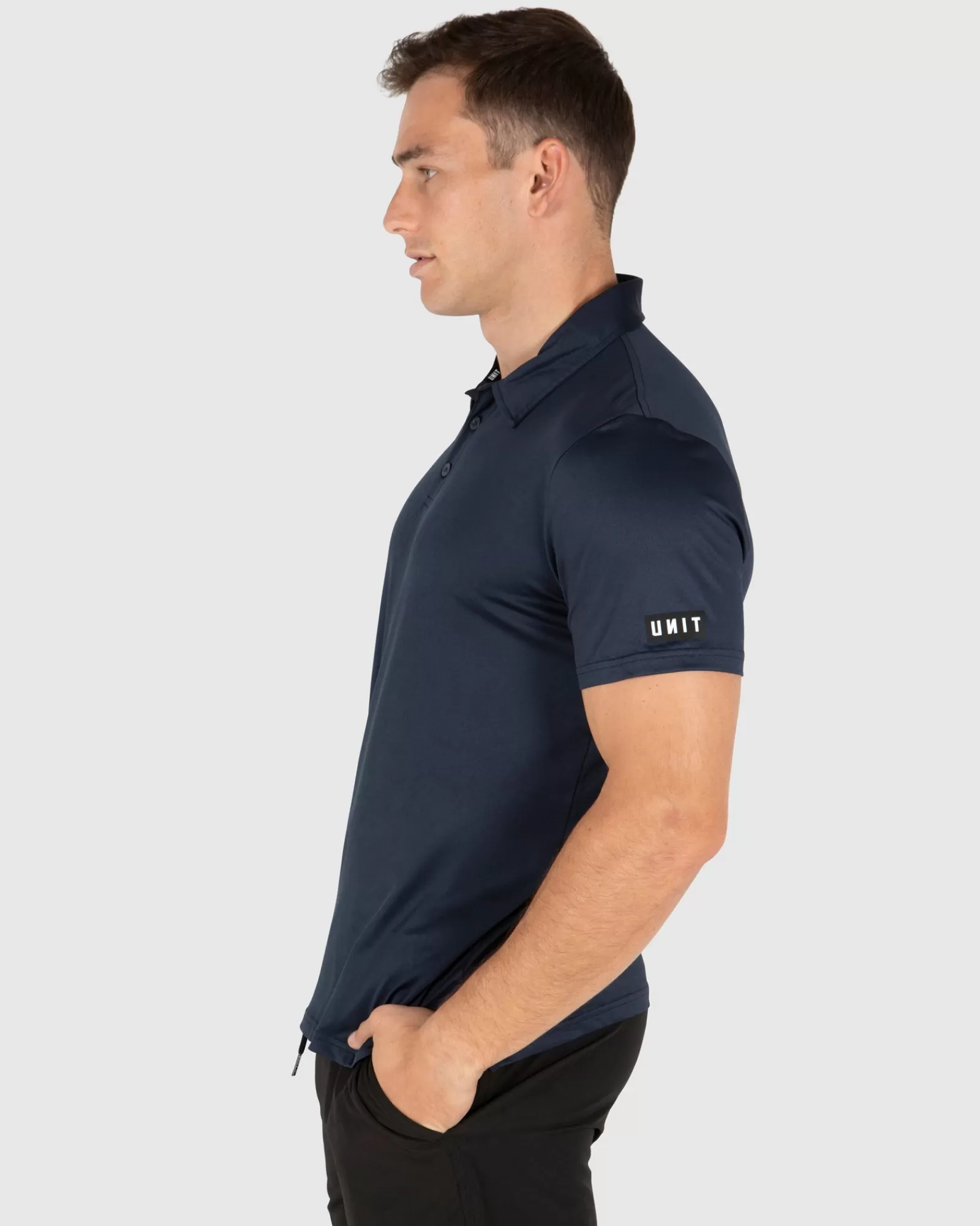 Unit Clothing - Polo Uomo Elite Flex Con Tessuto Elasticizzato - Morbido Cotone e Design Moderno - Prezzo Competitivo