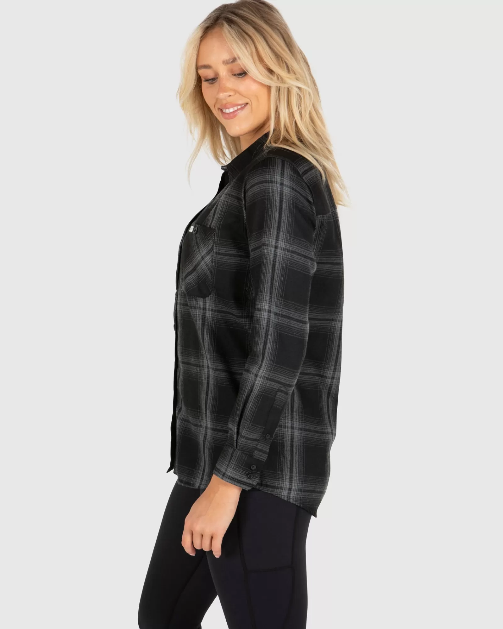 Fraser by Unit - Camicia in Flanella Donna con Stile Casual e Confortevole, Modello a Quadri Autunno/Inverno