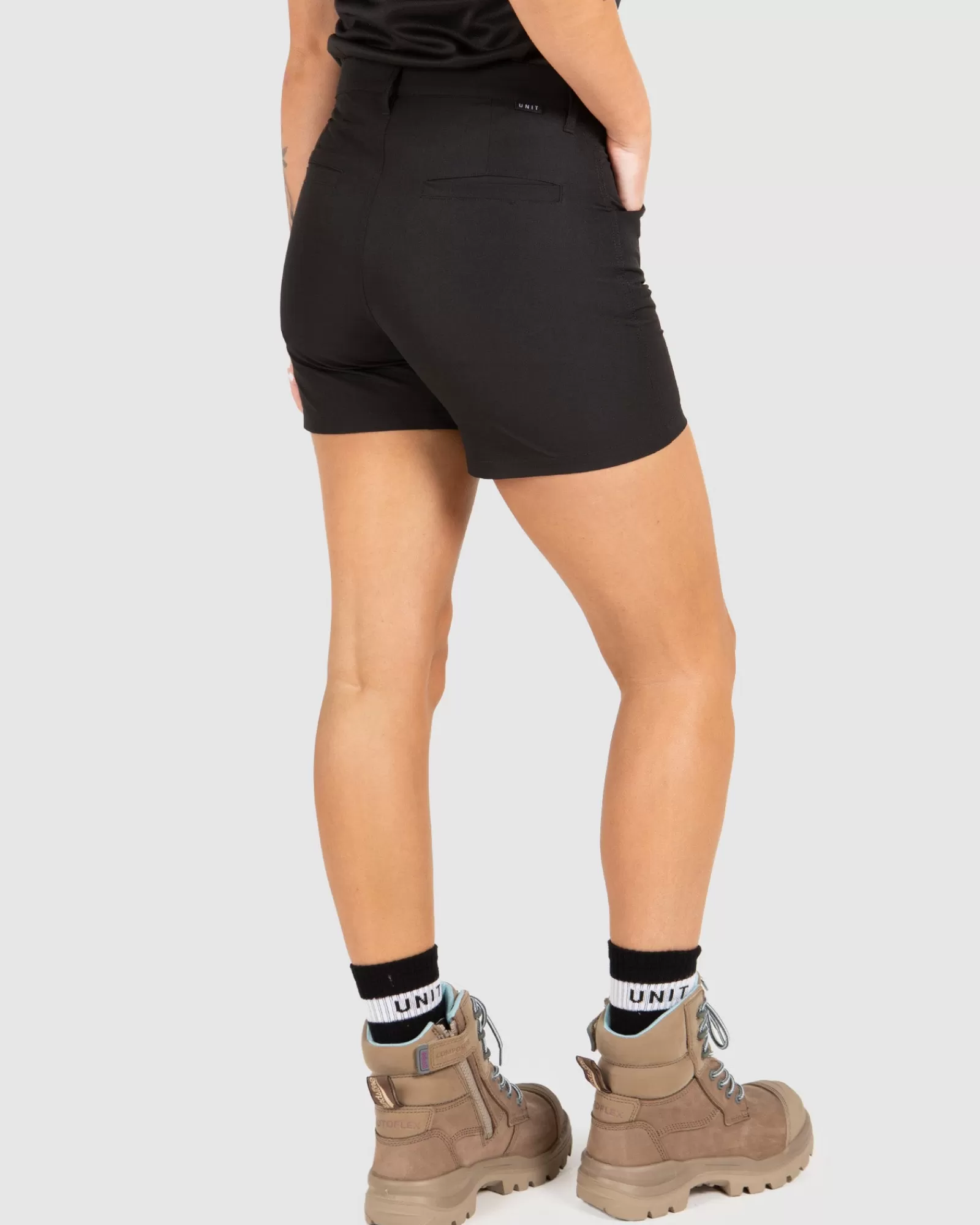 FLEXLITE Short Elasticizzati da Lavoro - Pantaloncini Professionali Donna Unit con Massima Mobilità - Modello Attivo con Tecnologia Antifrizione
