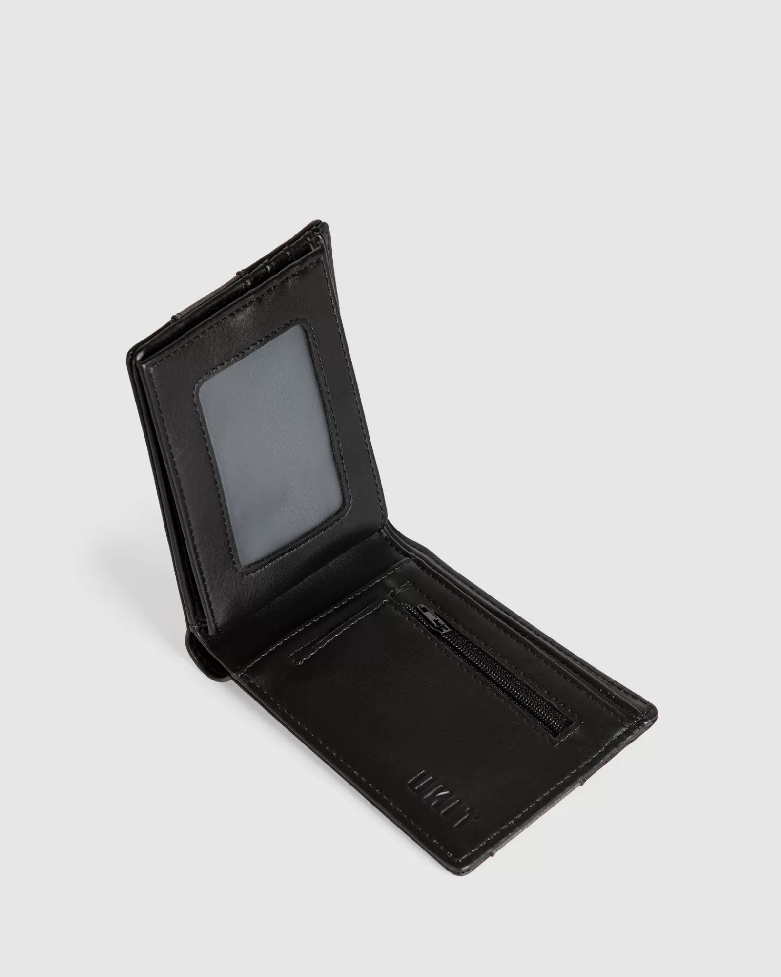 Portafoglio Mack in Pelle Minimalista - Accessorio Essenziale per Stile Urbano | Borsaglio Compatto con Design Pulito e Funzionale - Unit Clothing