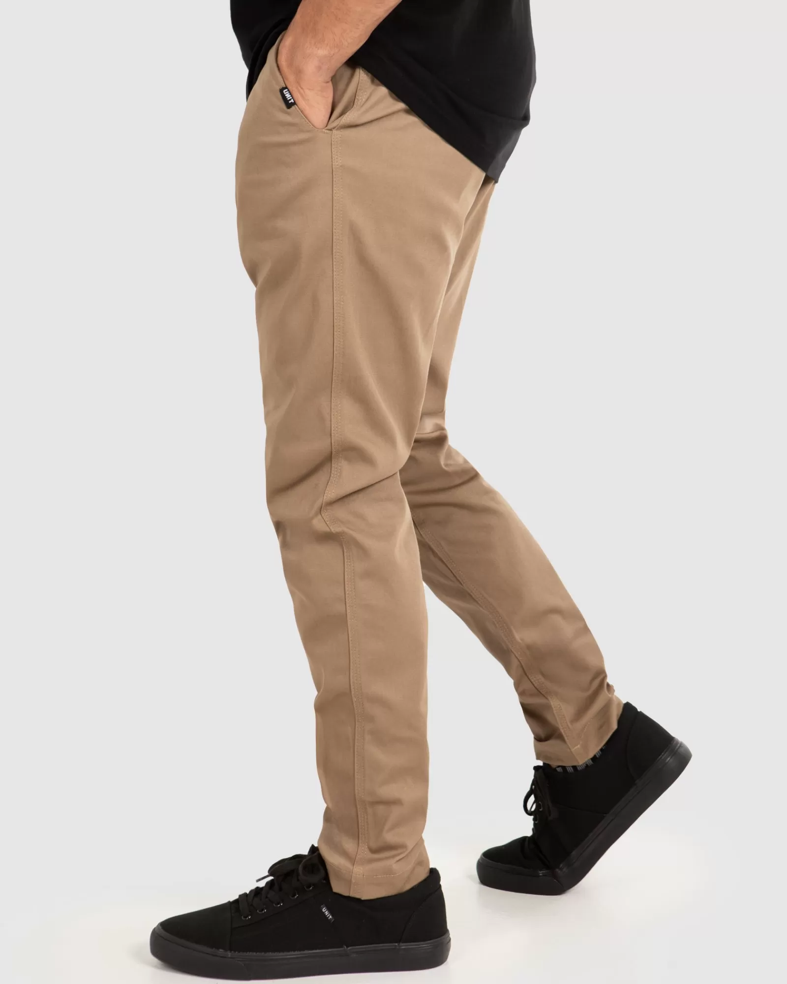 Uomo Sportivo Pantaloni Elasticizzati Dynamic Fit - Tessuto Traspirante e Morbido per Massimo Comfort - Abbigliamento Casual Attivo Unit