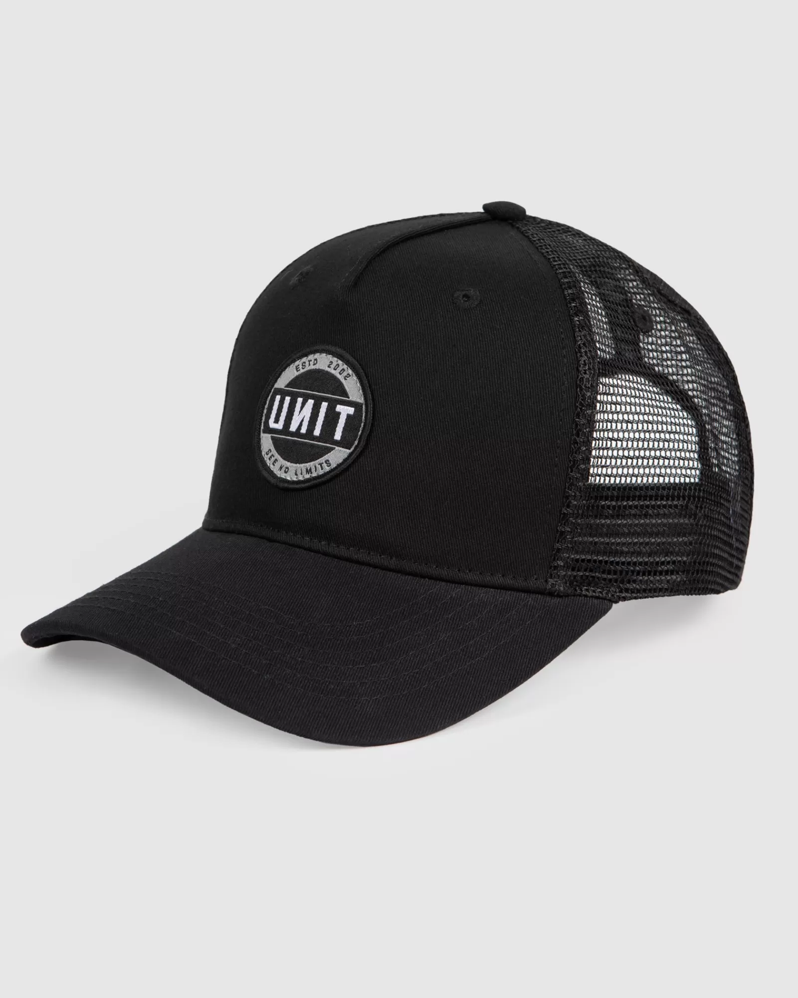 Unit Clothing - Cappello Trucker Uomo con Toppa, Nero - Offerta Lampo Solo Oggi!