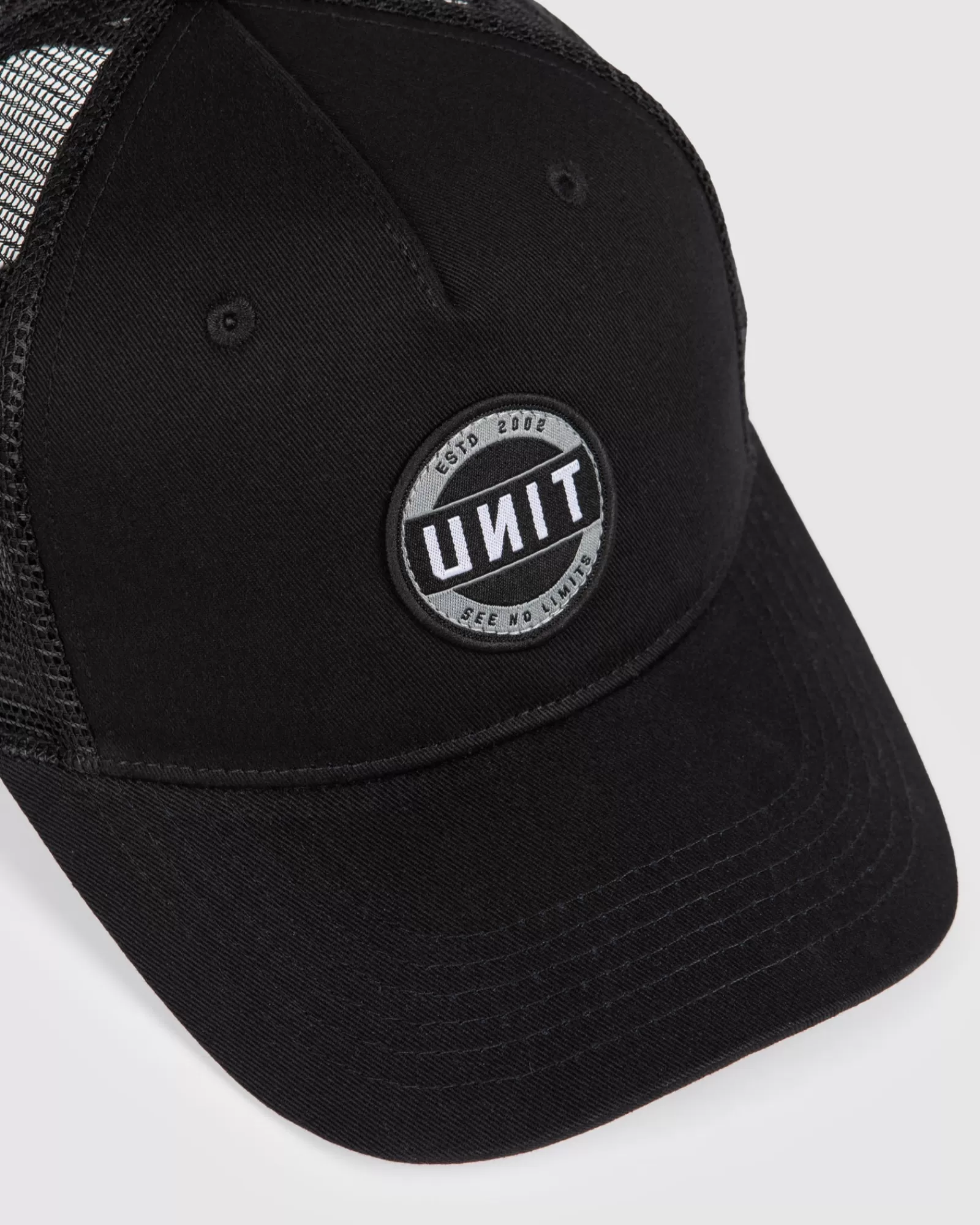 Unit Clothing - Cappello Trucker Uomo con Toppa, Nero - Offerta Lampo Solo Oggi!