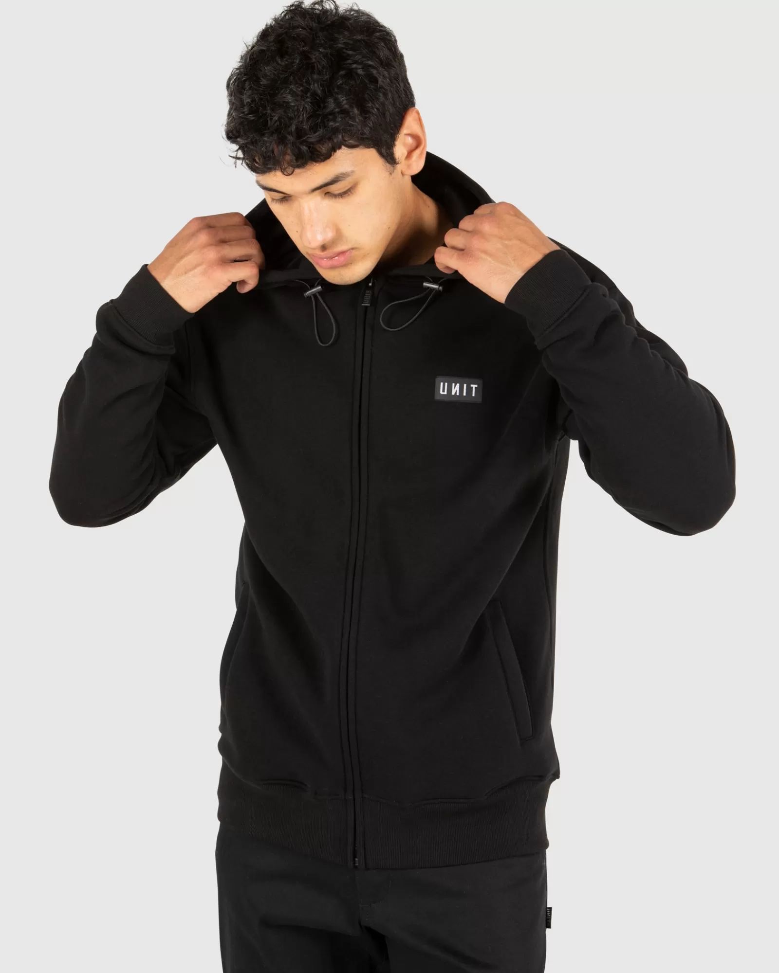 Felpa Uomo Zip Frontale Completa - Unit Clothing Collection Sovrapponibile, Prezzo Imbattibile