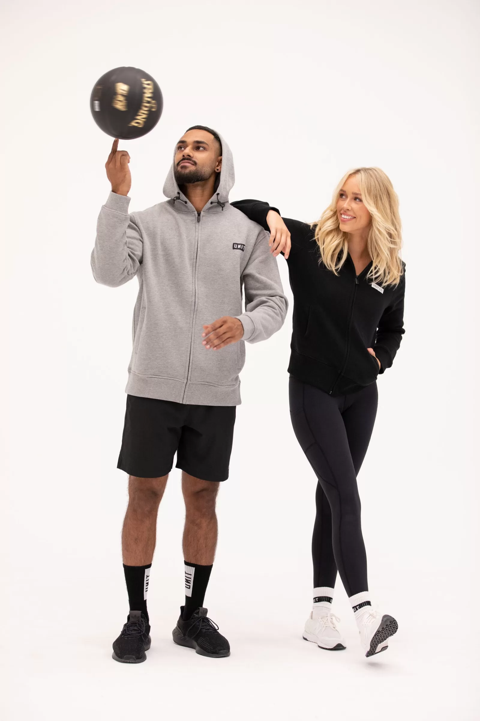 Felpa Uomo Zip Frontale Completa - Unit Clothing Collection Sovrapponibile, Prezzo Imbattibile