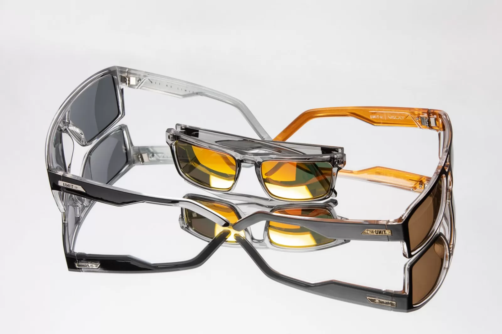 Occhiali da sole polarizzati UNIT Command - Nero/Argento by Unit Clothing