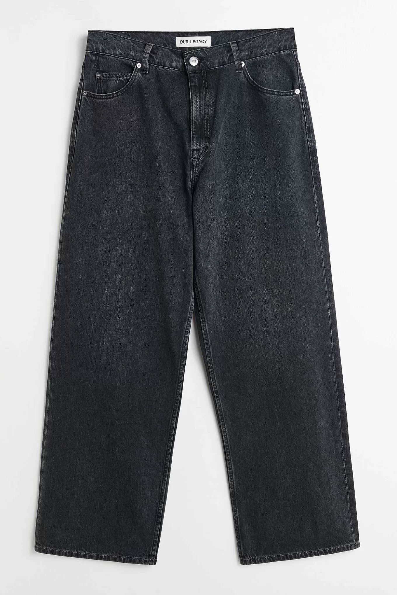 Jeans Our Legacy | Taglio Oversize Confezione Vintage - Denim Nero a Effetto Sbiadito