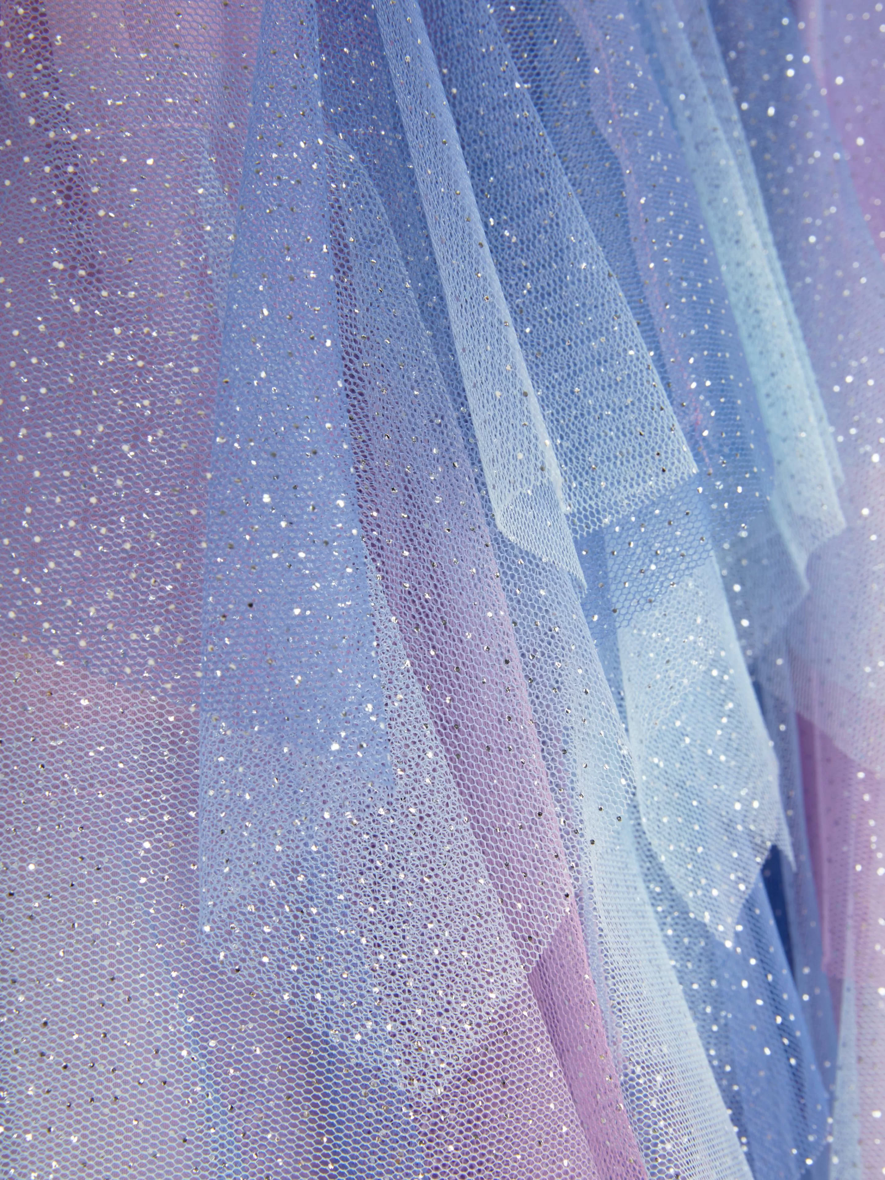Vestito Magico Principessa in Tulle Arcobaleno - Stile Frozen Disney, Collezione Unica Primark per Bambine