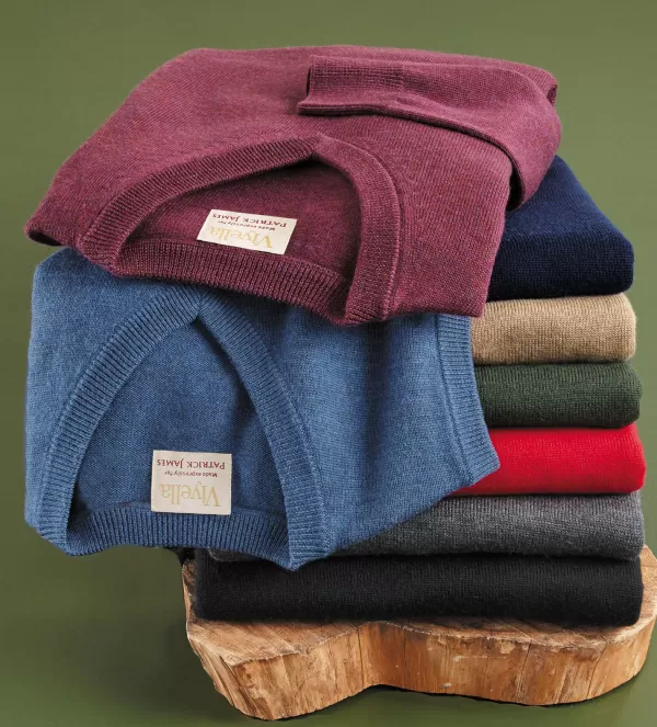 Maglione in Viyella con Scollo a V: Conforto e Stile per Look a Strati Senza Tempo