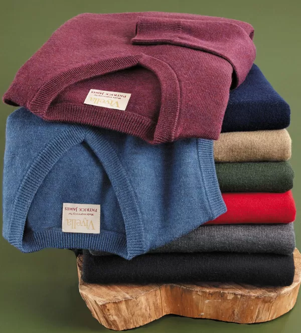 Viyella - Gilè con Scollatura a V in Lana Cardata - Modello Classico Autunno/Inverno - Uomo Casual