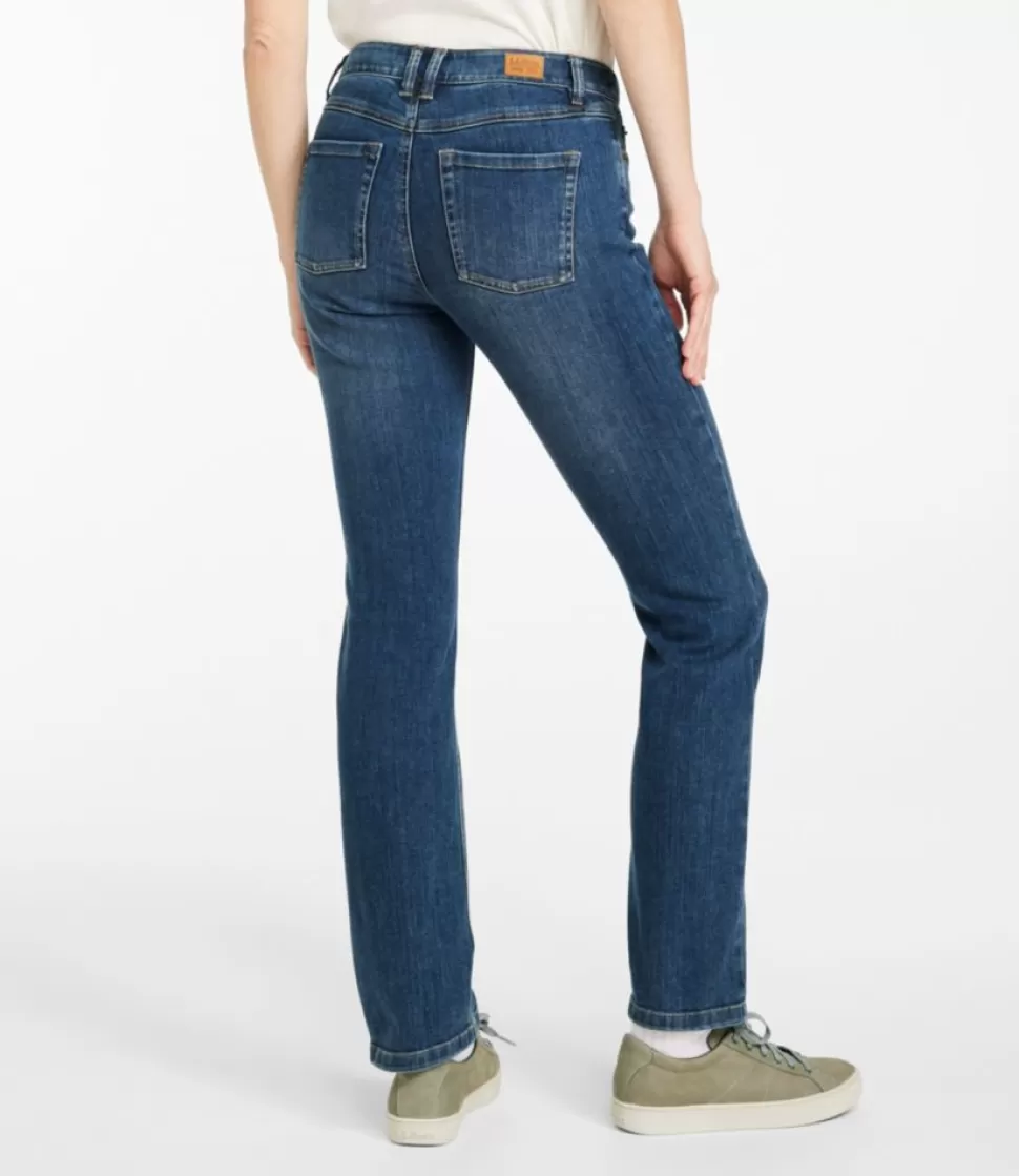 Jeans Donna Vita Media Gamba Dritta - Modello Confortevole BeanFlex® - Soluzione Economica per Look Casual