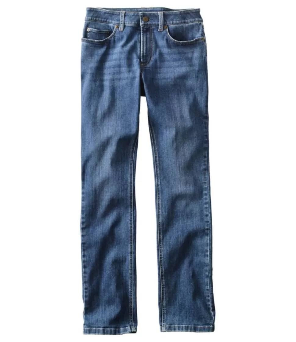 Jeans Donna Vita Media Gamba Dritta - Modello Confortevole BeanFlex® - Soluzione Economica per Look Casual