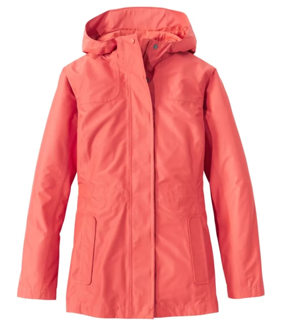Giacca Antipioggia Donna Impermeabile con Fodera PrimaLoft, Leggera e Calda per Tutte le Stagioni - Stile Moderno e Comoda da Indossare