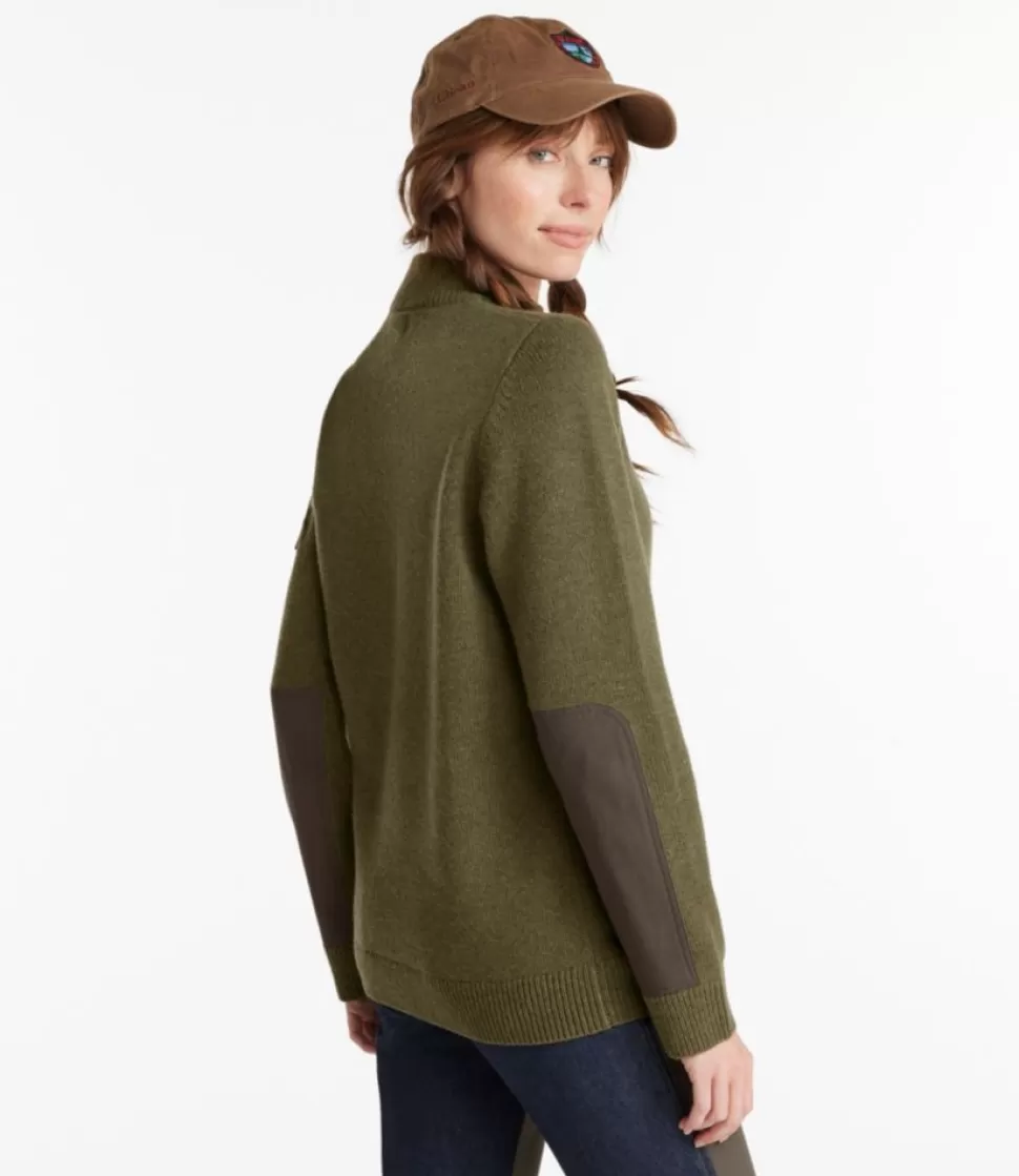 Maglione Donna Stile Maine a Mezza Zip - Intimo Caldo per Escursioni Invernali e Attività all'Aperto (Ultimi Pezzi Disponibili)