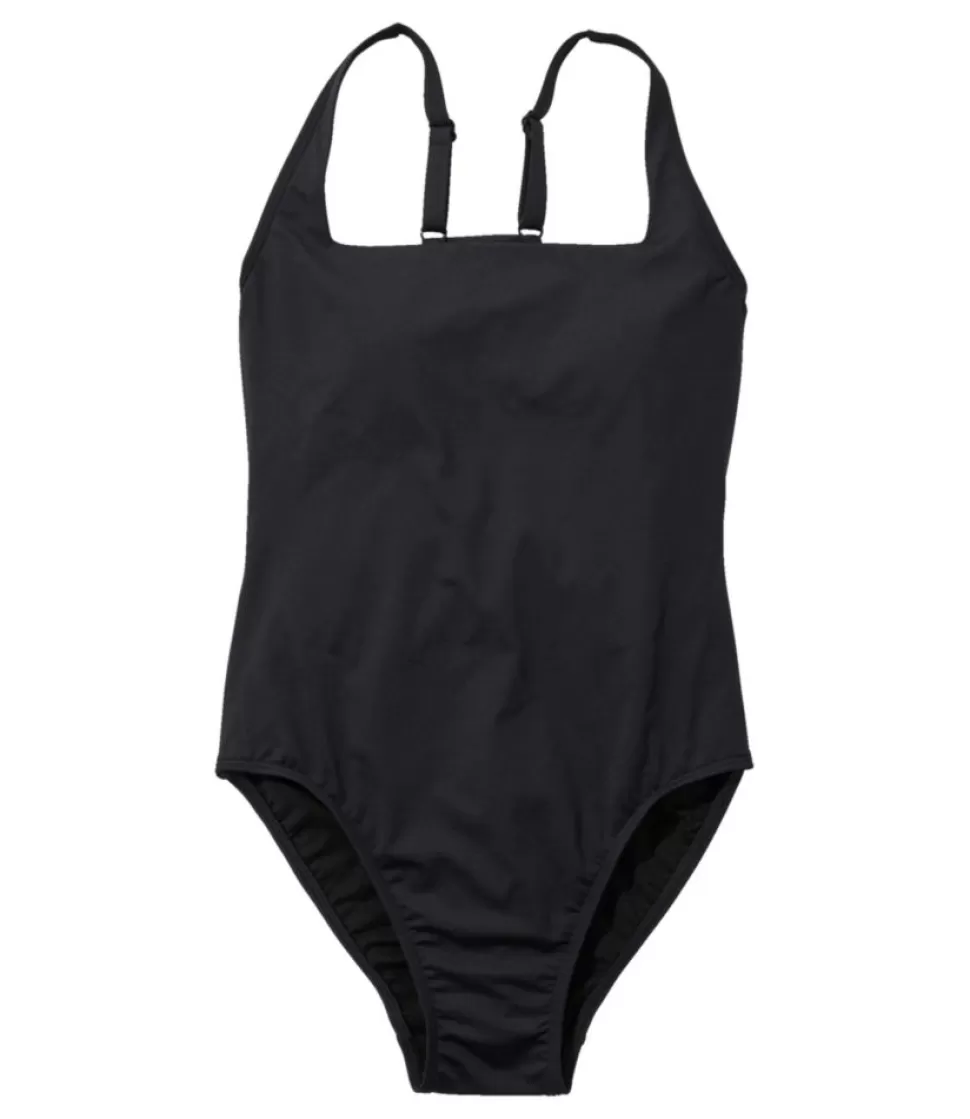 Costume Intero Donna Scollo Quadrato - Nuova Collezione Costumi da Bagno Eleganti con Design Moderno, Moda Spiaggia Estate 2024
