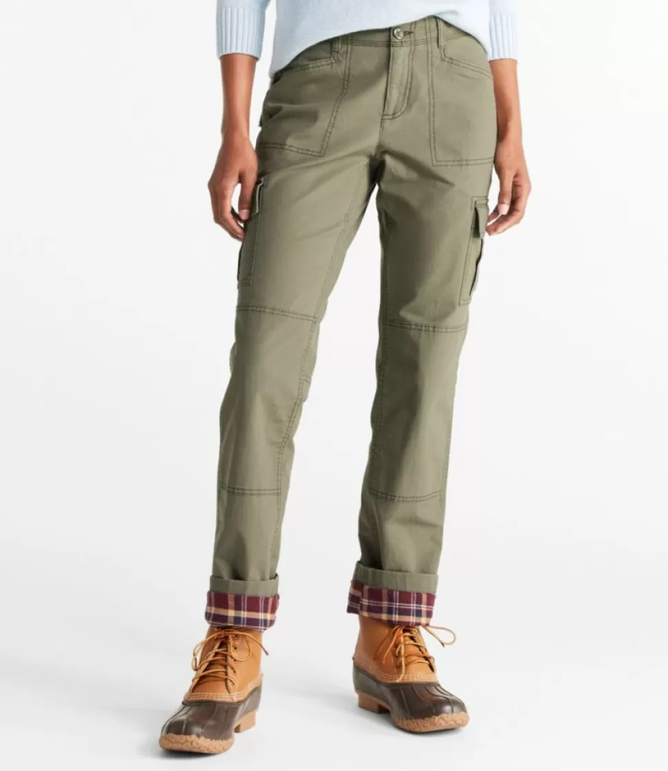 Pantaloni Cargo Donna Comodi in Tessuto Elasticizzato, Vita Media con Design Dritto e Fodera Morbida - Ideali per Look Casual e Attivo