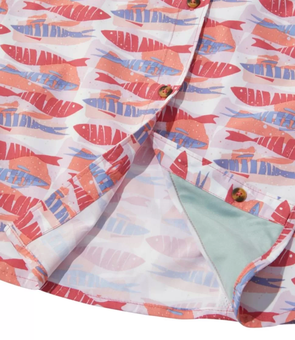 Maglietta Estiva Tropicale Donna con Stampa, Maniche Corte - Top Casual per Pesca e Tempo Libero - Prezzi Accessibili