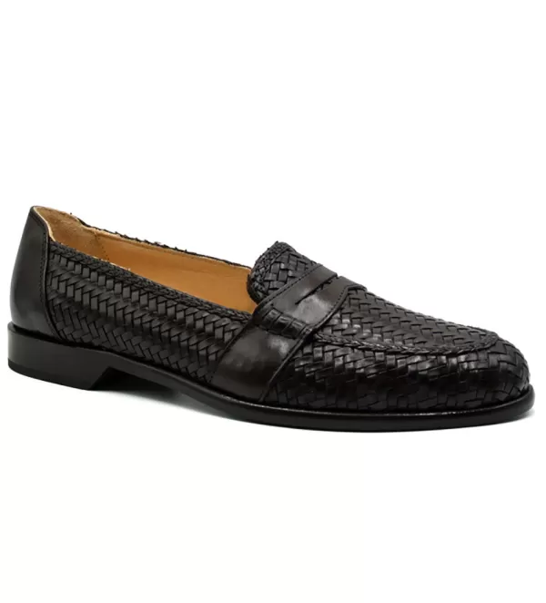Loafer Eleganti Zelli Nicola in Pelle Intrecciata - Scarpe Formali con Design Senza Tempo