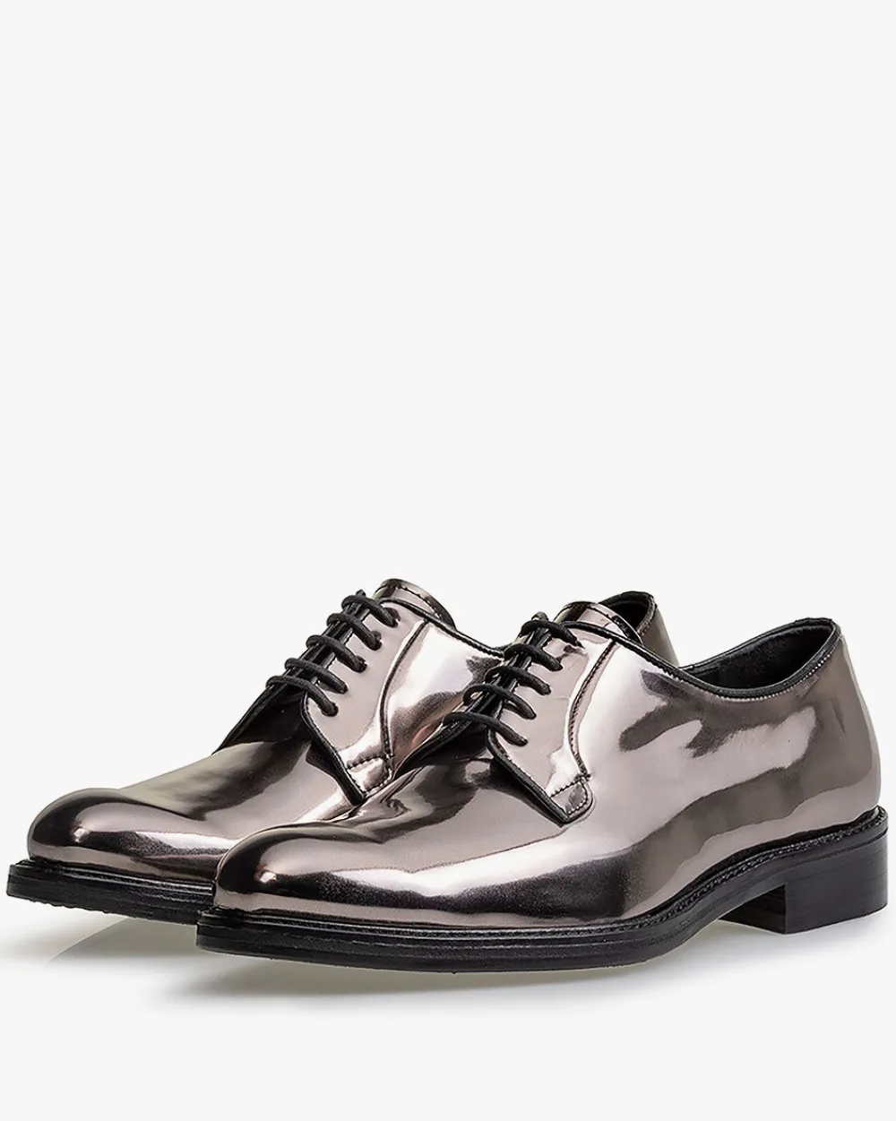 Floris van Bommel Zurichi - Scarpe eleganti con lacci da ufficio per donna, modello 01.02 in pelle lavorata