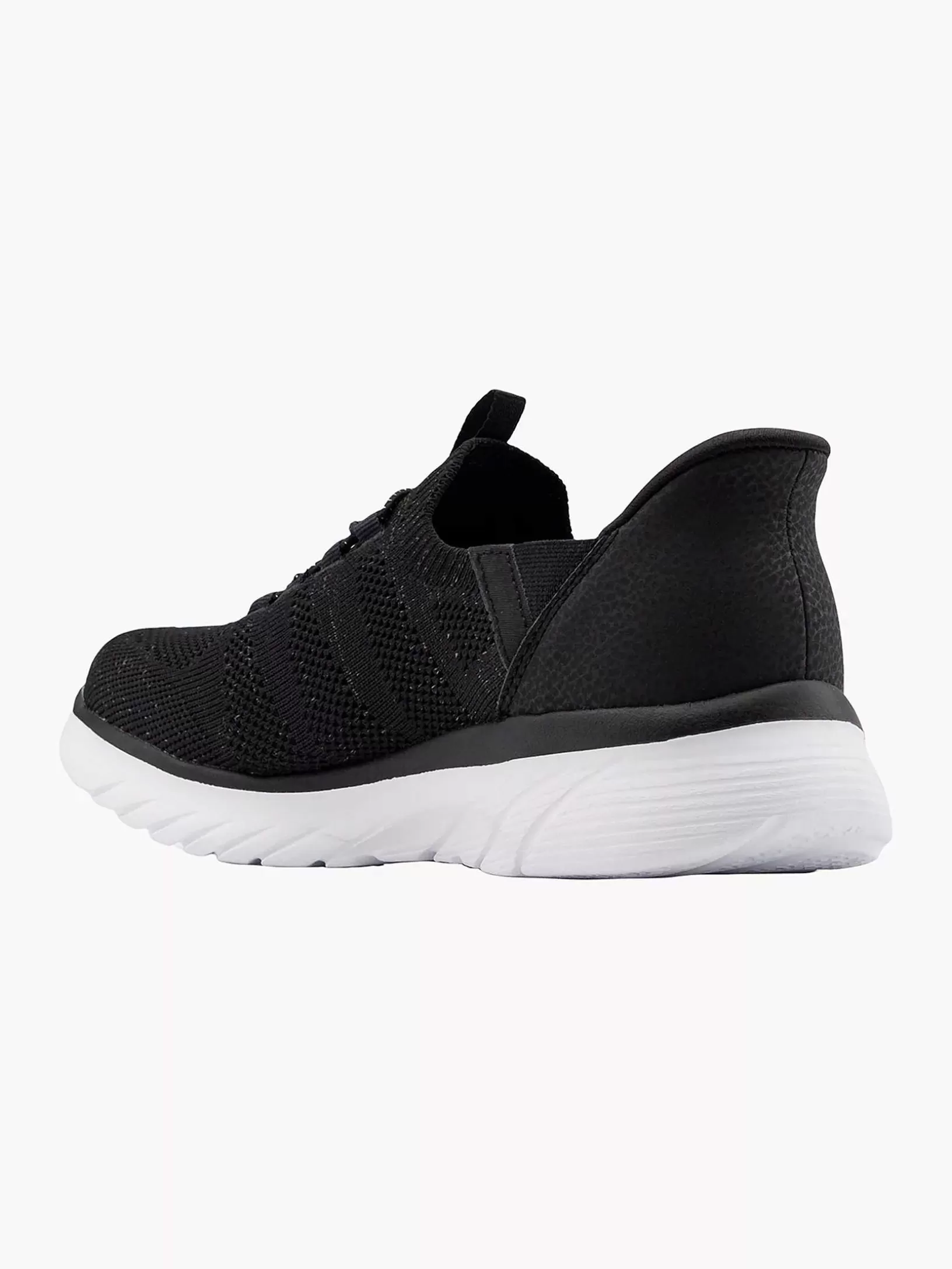 Skechers Scarpe Sportive Donna Nero: Sneaker Senza Lacci Comodissime con Suola Morbida - Design Moderno per Camminate All Day